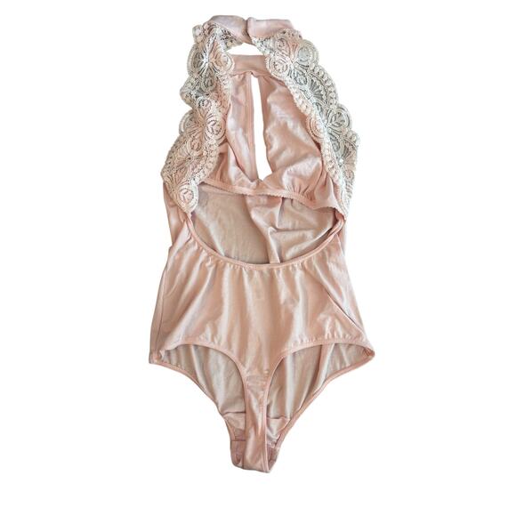 COSABELLA WOMEN'S INTIMATES PINK LACE TEDDY SIZE SMALL - Picture 5 of 10